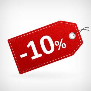 10% Off 10%-discount